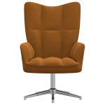 vidaXL puhketool, pruun, samet