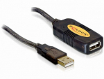 Delock USB 2.0 A-A M/F Extension, 10m