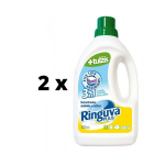 Vedel pesuvahend Ringuva Plus 3 in 1, universaalne, sapiga, 20 pesu, 1 l x 2 tk. pakett