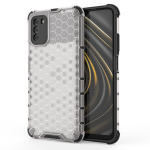Honeycomb Case armor cover with TPU Bumper for Xiaomi Poco M3 transparent (Transparent)