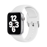 Apple Watch Active Silikoon Rihm &ndash; Valge 42/44/45mm