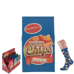 Meeste sokid kinkekarbis Potato Chips Socks, Paprika