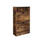 Kingakapp 2 klapiga vintage pruun VASAGLE LBC040X01