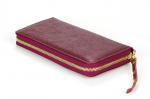 Stiilne, k&auml;sitsi valmistatud nahast rahakott naistele. №301-3-6