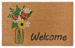 Hanse Home uksematt Welcome & Flowers 45x75 cm