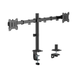 Monitori hoidja Sbox LCD-352/2-3, lauastend, 17-32'' (43-81 cm), 2x10kg, VESA 75x75/100x100, kallutus +45&deg;/-45&deg;, p&ouml;&ouml;ramine +90&deg;/-90&deg;
