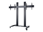 Teleri kinnitus Edbak P&otilde;randastend TRV300, 42-55", 120kg, 4 ratast, kaasaegne disain, must