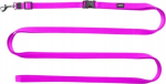 Reguleeritav puusav&ouml;&ouml;ga koerarihm, 2-4m, 1cm lai, fuksia