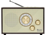 Eltra lauaraadio OR SŁOWIK USB/BT, 5907727028599, FM, AM LW, 3 W, Bluetooth, USB, microSD, 3,5 mm, mono, tumepruun