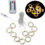 LED USB kardinad 3x2m + pult