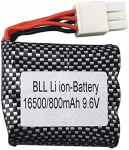 1 tk 9,6 V 800 mAh liitium-ioon aku XINLEHONG Toys 9115 1/12 40 km / h RTR Monster Truck jaoks