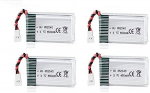 4 tk laetav Lipo aku (3.7v, 850 mAh Lipo) Syma X5SC X5SW Rc Quadricopter Drones jaoks