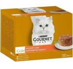 Gourmet Gold soolane kook 24x85g veiselihaga/ kanaga/ tuunikalaga/ l&otilde;hega
