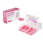 HASPRO roosad silikoonist veek&otilde;rvatropid 6-paari (27dB)
