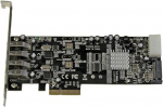 USB-adapter - STARTECH - PCI Express-kontrollerkort med 4 USB 3.0-porte - 4 dedikerede veje p&aring; 5 Gb/s