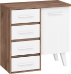 Kummut Nordis 1D4S, must/valge