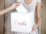 Pulmasoovide karp Cards rose gold 24x24x24cm