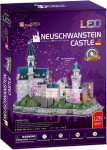 3D pusle CubicFun Neuschwanstein Castle (LED valgustusega) 128 osa