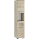 K&otilde;rge vannitoakapp-riiul NORE Fin, tamme v&auml;rvi