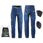 Meeste mototeksad W-TEC Biterillo, sinised, Size S