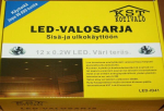 LED saunavalgustid 12 x 0,2 W