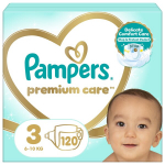 Pampers m&auml;hkmed Premium Care suurus 3 (Midi)- 5&ndash;9 Kg, 120 tk
