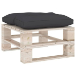 vidaXL p&otilde;randapadi/euroaluse istumispadi 60 x 61 x 10 cm antratsiit, Antracito