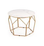 Diivanilaud Halmar Madison, valge/kuldne v&auml;rv