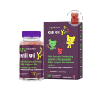 LYL Krill Oil Kid, Omega-3 puhtaimal kujul koos D3, A, C ja E vitamiinidega