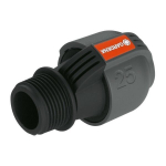 &Uuml;hendusliitmik Gardena 25 mm x 1'' v&auml;liskeere