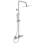 Ideal Standard Ceratherm T100 termostaatiline du&scaron;is&uuml;steem koos Ceratherm T100 segisti ja Idealrain Evo k&auml;sidu&scaron;i otsikuga, A7240AA