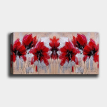 Reproduktsioon l&otilde;uendil Lilled, 30x80 cm