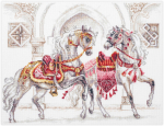 Tikkimiskomplekt Magic Needle "Royal Horses" 220-424
