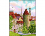 Ristpistes tikkimiskomplekt "Vana Tallinn", 22 x 30, RTO