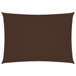 vidaXL oxford-kangast p&auml;ikesepuri, ristk&uuml;likukujuline, 2 x 4 m, pruun