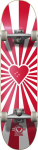 Heart Supply Burst Logo rula 8", punane