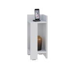 Parempoolne &Ouml;&ouml;kapp, Elos, Decortie, 25 x 60 x 27 cm, Valge