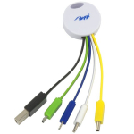Adapter ripats kaablitega USB 5in1 Akyga AK-AD-51