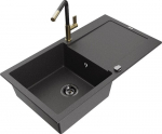 Graniidist k&ouml;&ouml;givalamu Mexen Leo koos segisti ja sifooniga, Must graniit+Must graniit/Kuld