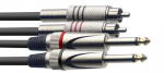 Stagg, Aux 6.35 mm/RCA, 1.5 m