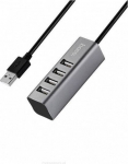 USB jaotur Hoco HB1 su 4 USB pesaga, USB хаб Hoco HB1 с 4 USB портами