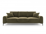 Neljakohaline diivan Mazzini Sofas Madara, roheline