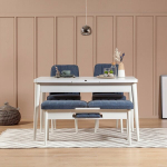 S&ouml;&ouml;gitoa komplekt Kalune Design 869, valge/sinine