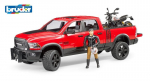 Bruder Dodge RAM mootorratta ja s&otilde;itjaga