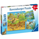 pusle ravensburgeri 3x49 tk loomad