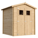 Puidust aiamaja/t&ouml;&ouml;riistakuur Timbela М367, 218x196x136 cm, 1.98 m2, pruun