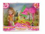 Nukk koos jalgrattaga Lovely Girl 12163