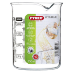 M&otilde;&otilde;duklaas Pyrex Kitchen Lab L&auml;bipaistev klaas, maht 0,25 L