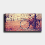 Reproduktsioon l&otilde;uendil Jalgratas, 50x120 cm