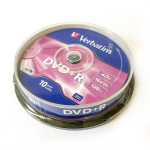 VERBATIM DVD+R 4,7GB/16x 10-torn scratch